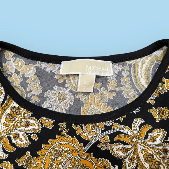 Michael Kors Paisley Bell Sleeve Dress - Picture 6 of 13